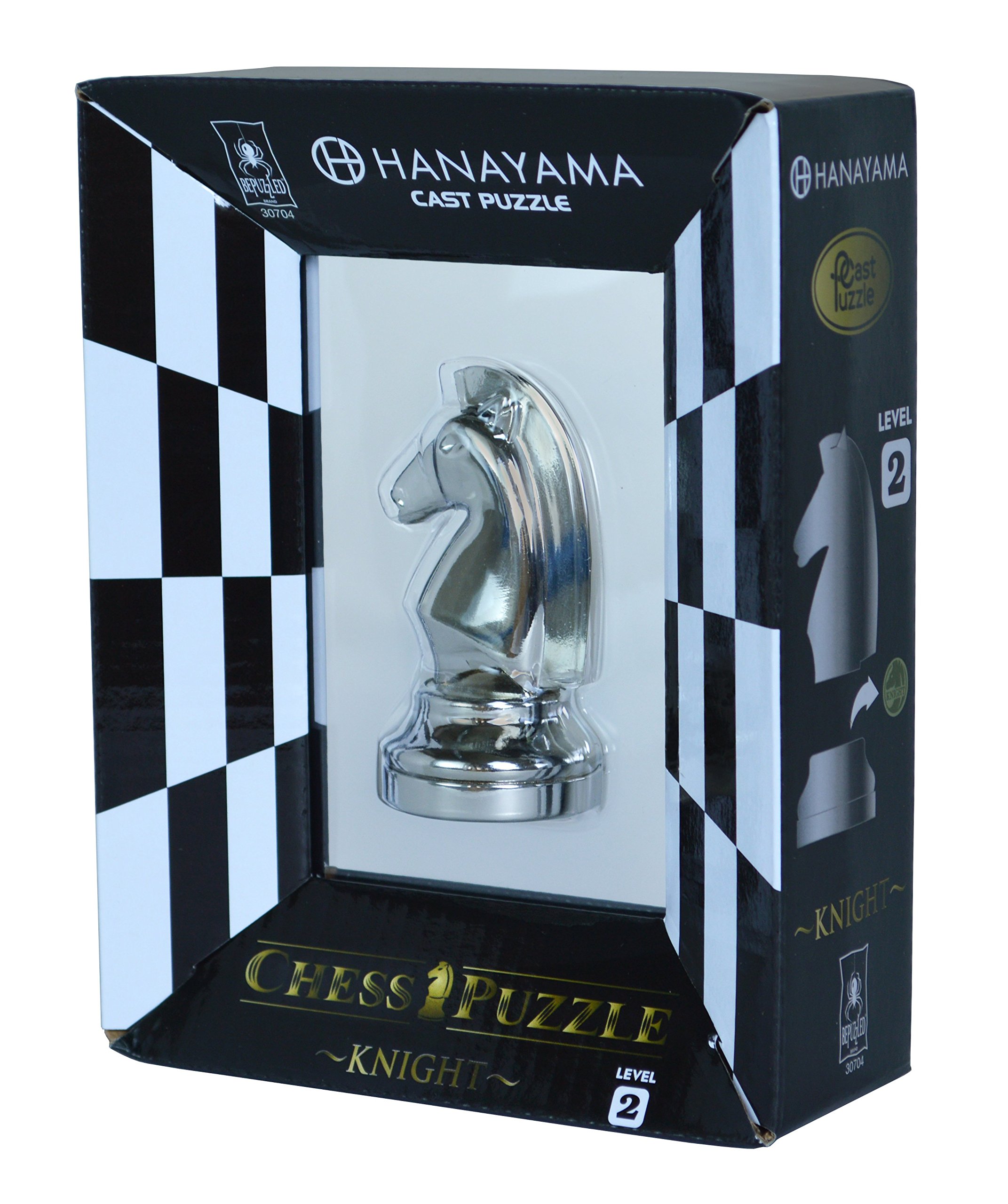 Amazon.com: BePuzzled Hanayama Metal Cast Knight Chesspiece Puzzle